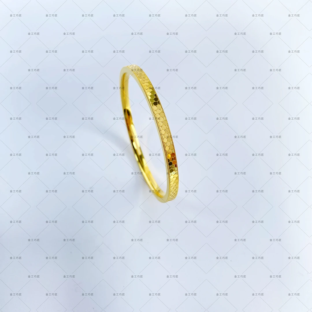 足银手镯 龙鳞手镯 微瑕 打折