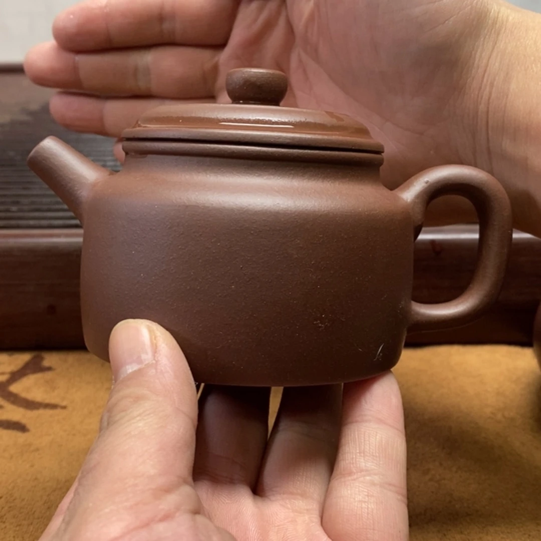 【闪购商品】紫砂茶壶德钟180cc老紫泥