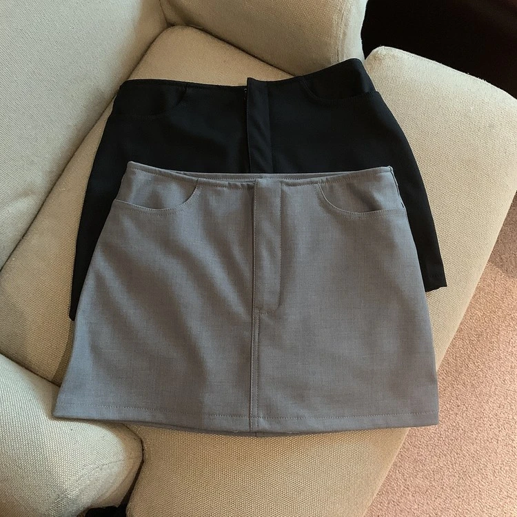 韩版运动半身裙女夏季防走光裙子气质高腰时尚包臀裙小个子a字裙