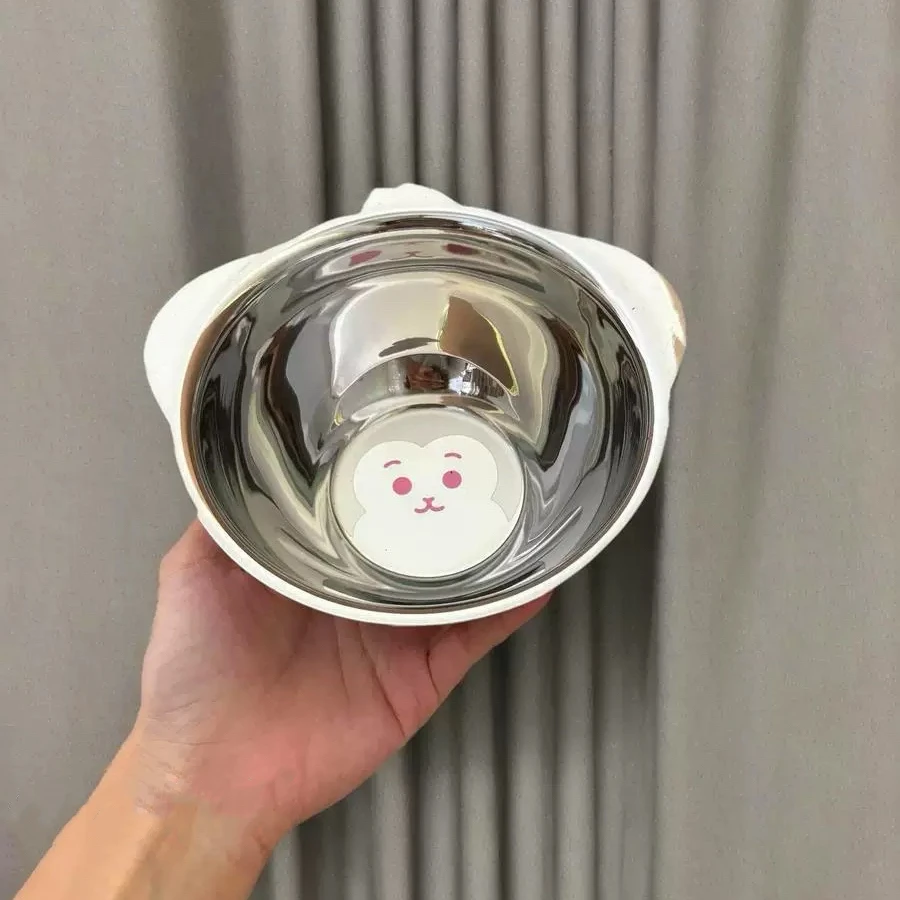 F296 小猴子304不锈钢卡通动物汤碗