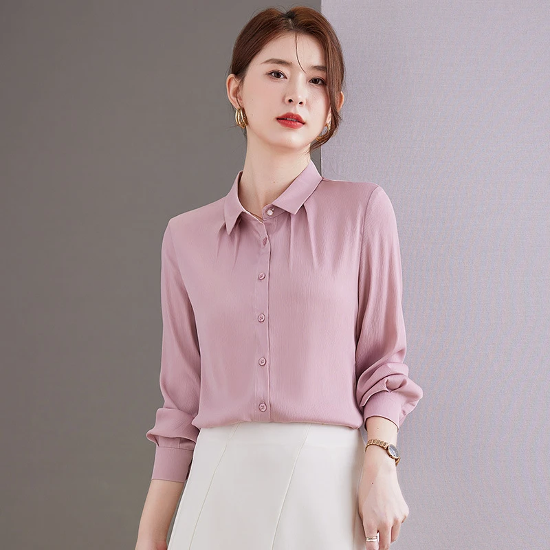 法式小众高级感上衣2025年春秋新款女士气质时尚长袖衬衫女款外穿