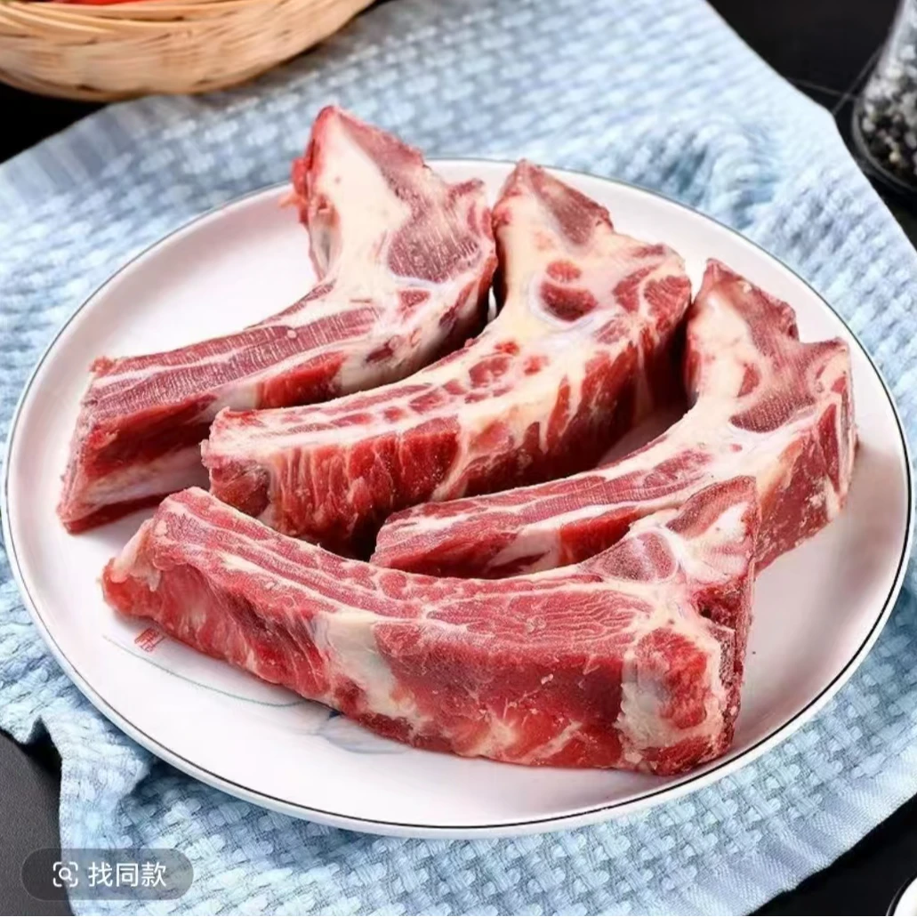 【清真源头工厂】5斤装多肉原切鲁西黄牛肋眼骨牛排速冻锁鲜带脊骨