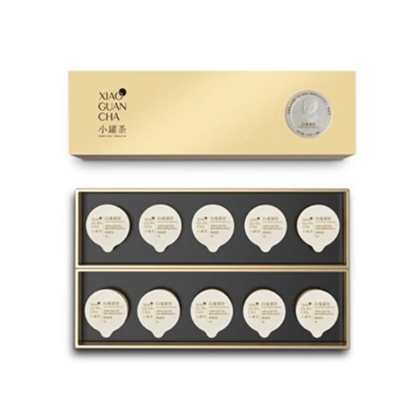 小罐茶 白毫银针2.0系列10罐装（金色盒）/盒
