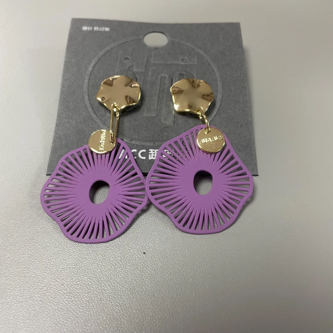 铜合金耳饰 【0267】气质时尚百搭简约精致耳饰