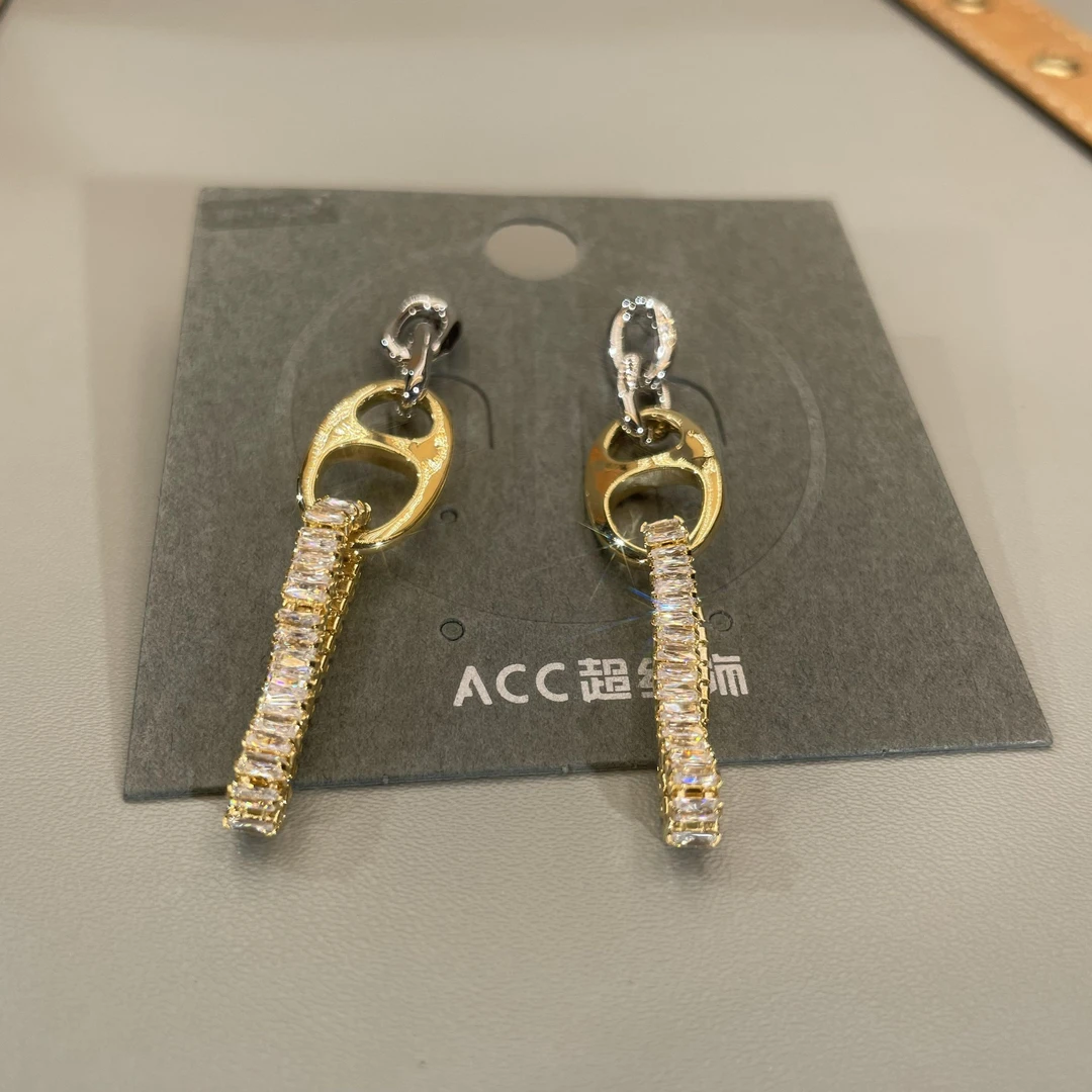 铜合金耳饰 【0322】气质时尚百搭简约精致耳饰