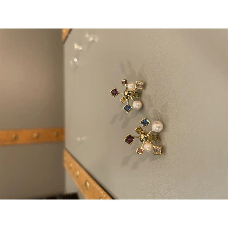 铜合金耳饰 【0204】气质时尚百搭简约精致耳饰