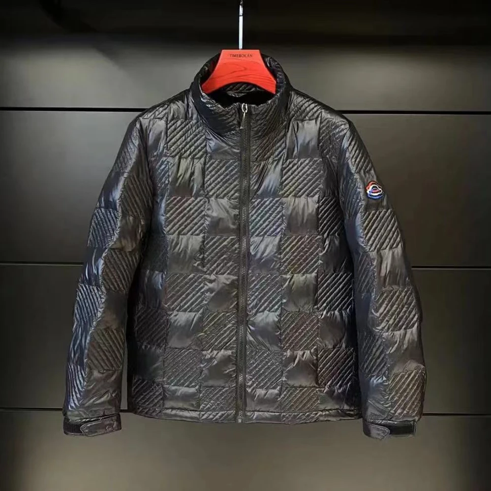 【TIME BOKAN/防寒质感1奢高定立领男士休闲保暖羽绒服【88802