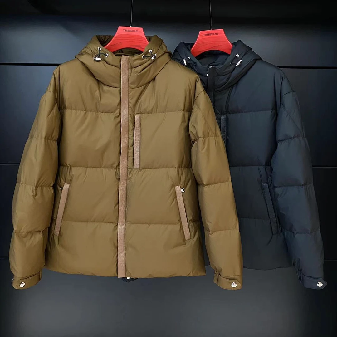 【TIME BOKAN/冬季防寒质感1奢男士简约舒适保暖羽绒服【88809