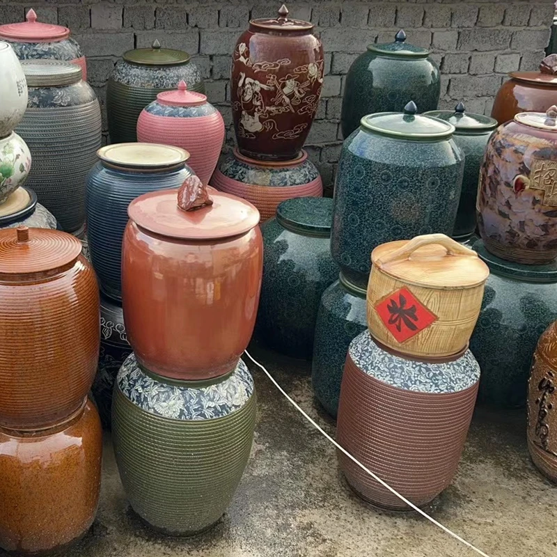 瑕疵米缸-大号容量45斤陶瓷米缸