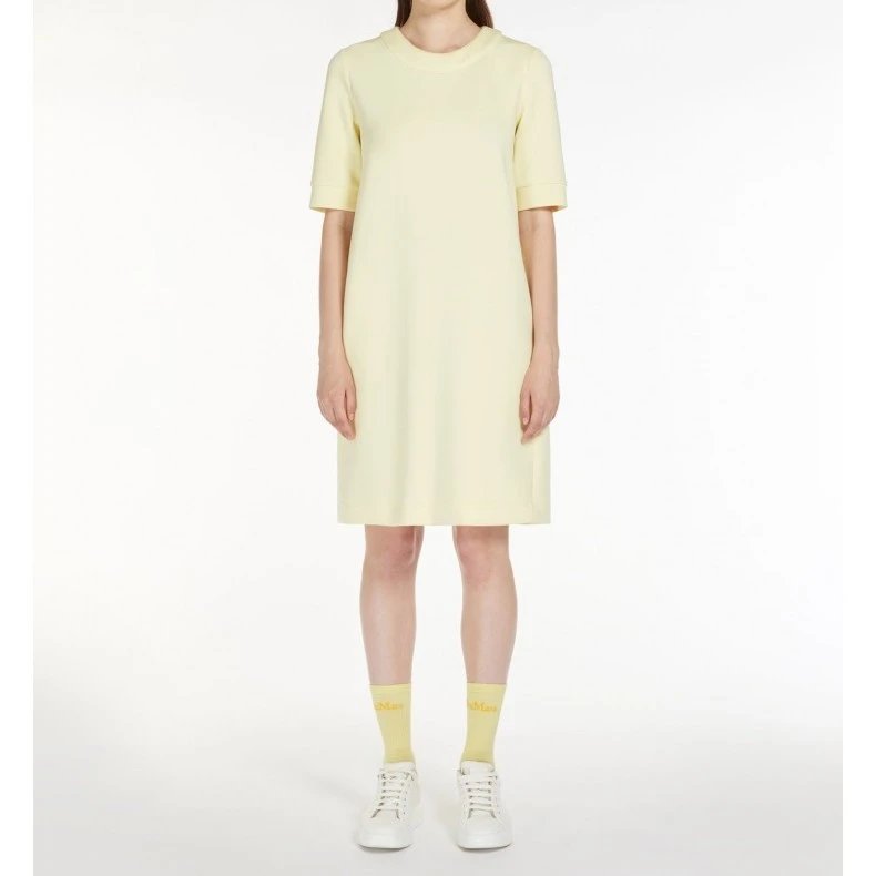 FEEL SURE 线下2300！A6020 新款女士圆领直筒连衣裙 L999-851101