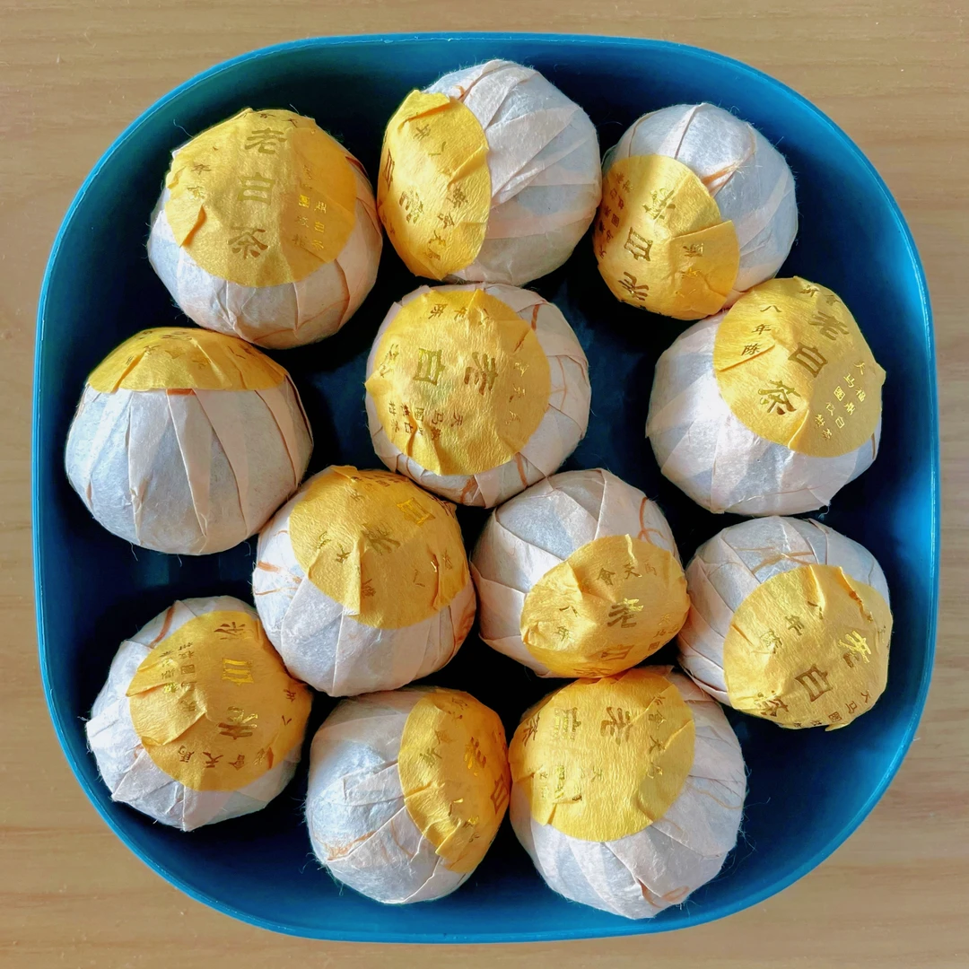 阅茶溪上8年陈白茶小青柑 天马圈枝柑+福鼎白茶
