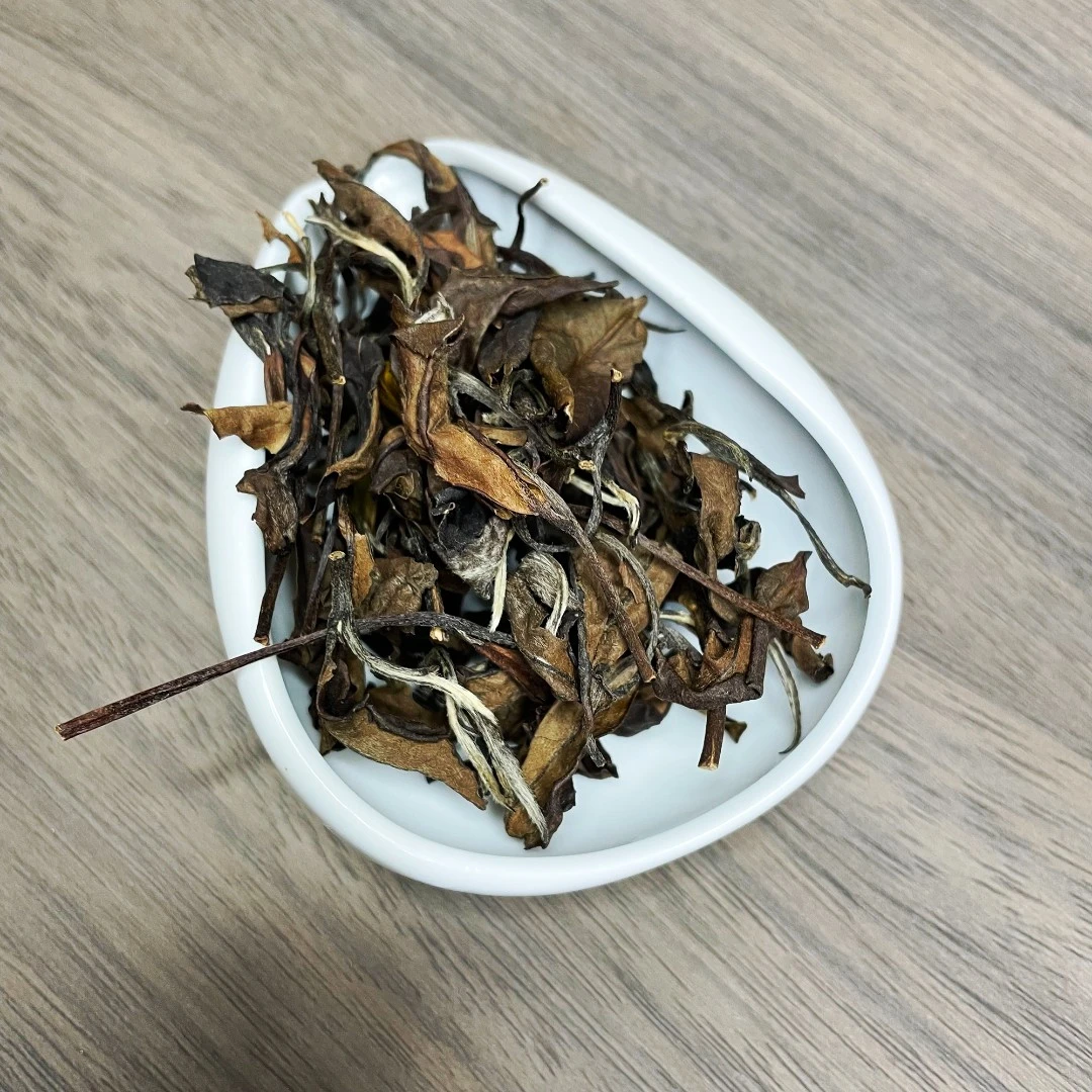 阅茶溪上2013年 炭焙金奖老树寿眉老白茶 冰糖香 枣香白茶寿眉