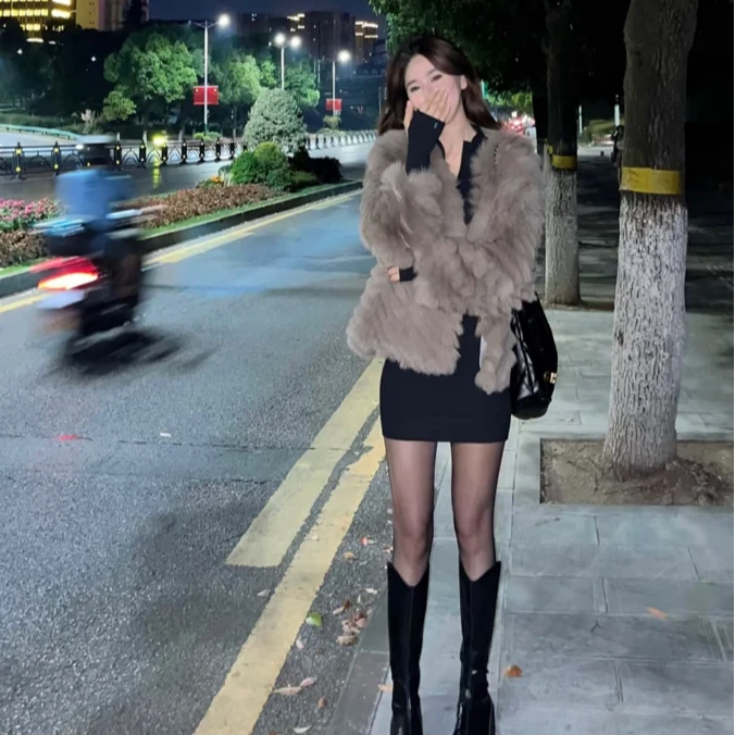 【桃小美专属】秋冬高级氛围感搭配黑透肤透肤裤百搭光腿神器打底袜