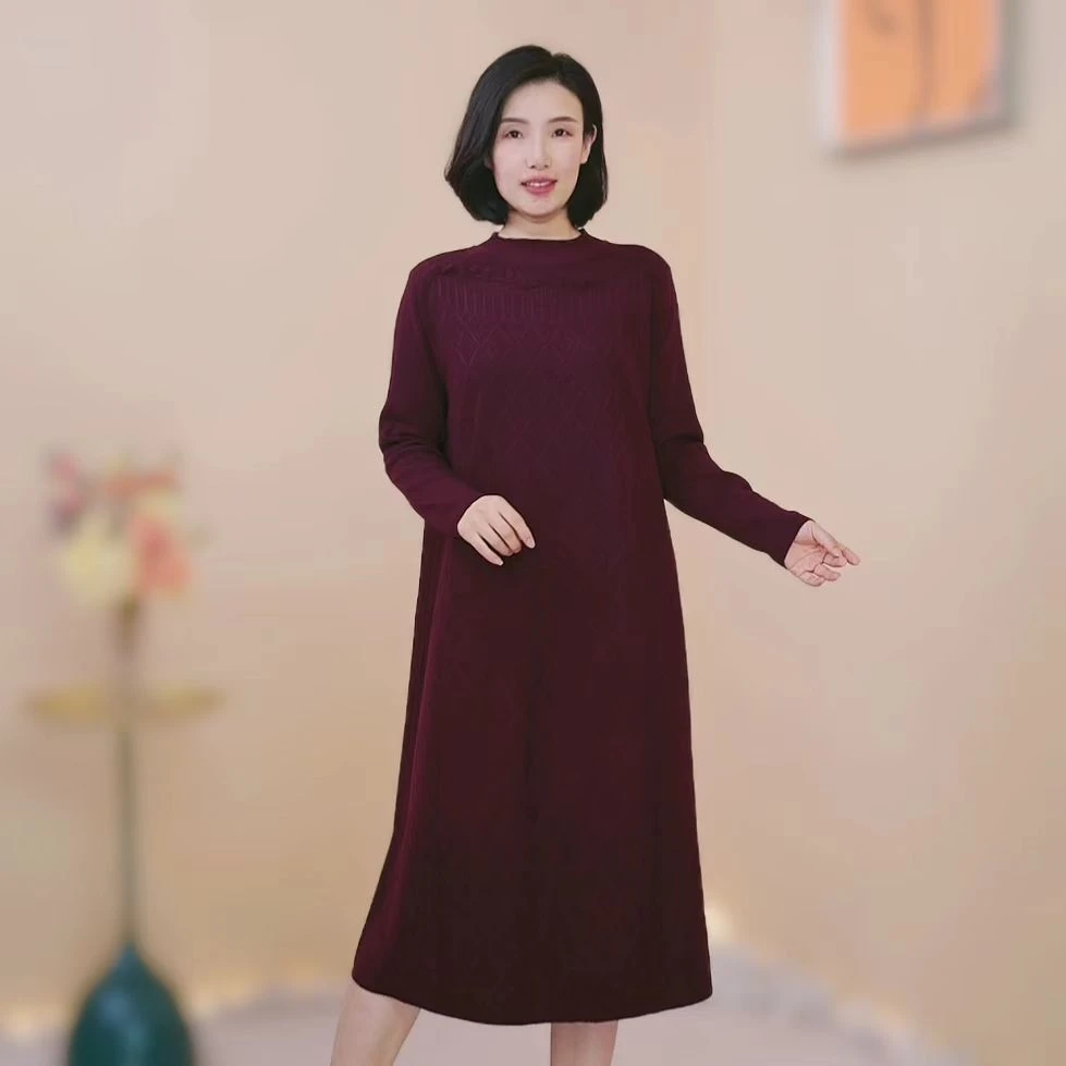 【X875】2024年冬季新款时尚百搭连衣裙