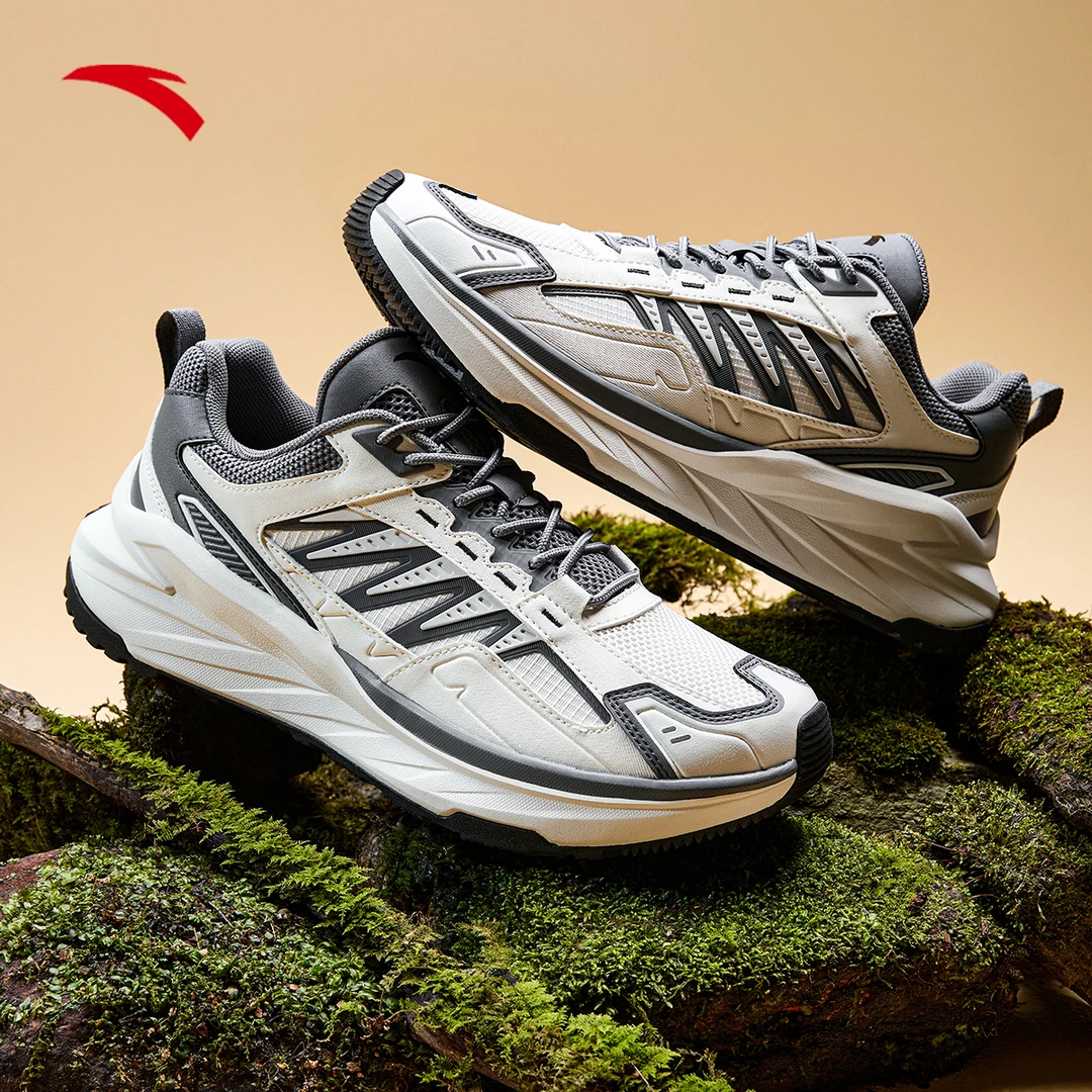 安踏探风丨透气耐磨户外登山徒步鞋男抓地防滑跑步鞋山系运动鞋子