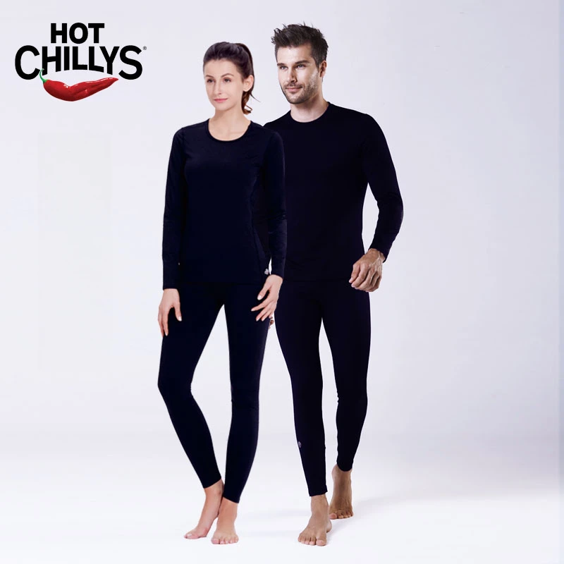 【8K磨毛套装】HOTCHILLYS红辣椒男女弹力透气保暖滑雪运动功能内衣