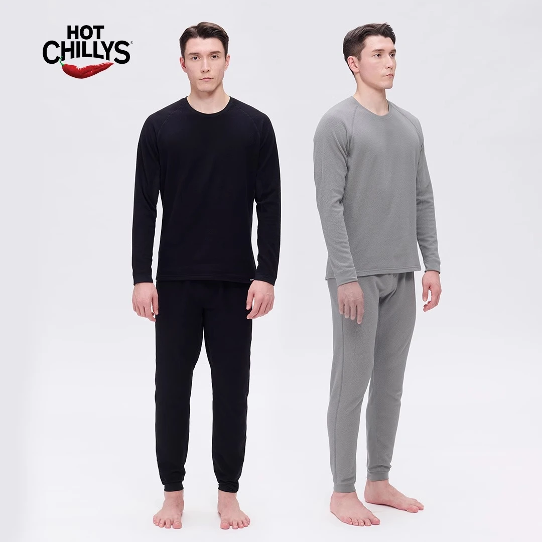 Hotchillys热椒10级男款冬季加厚保暖内衣裤套装户外登山滑雪运动