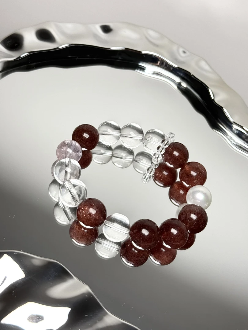 【壹些手作】A06 水晶手串 贝珠 未镶嵌 多样性发其一 颜色微差