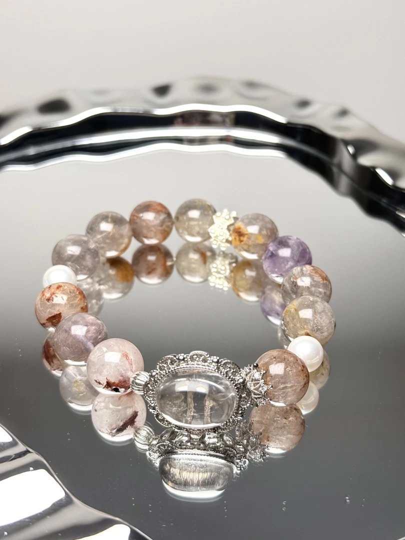 【壹些手作】A10 水晶手串 贝珠合金配件多样性发其一 颜色微差