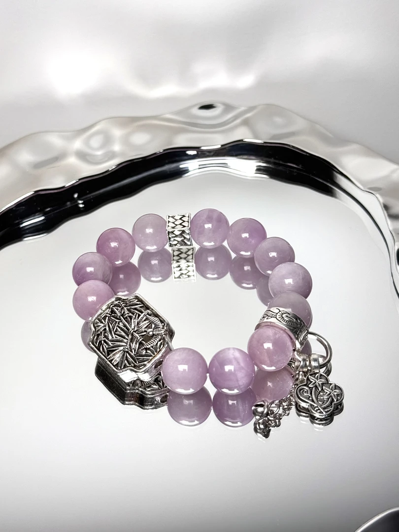 【壹些手作】A28 天然石手串合金配件未镶嵌多样性发其一 颜色微差