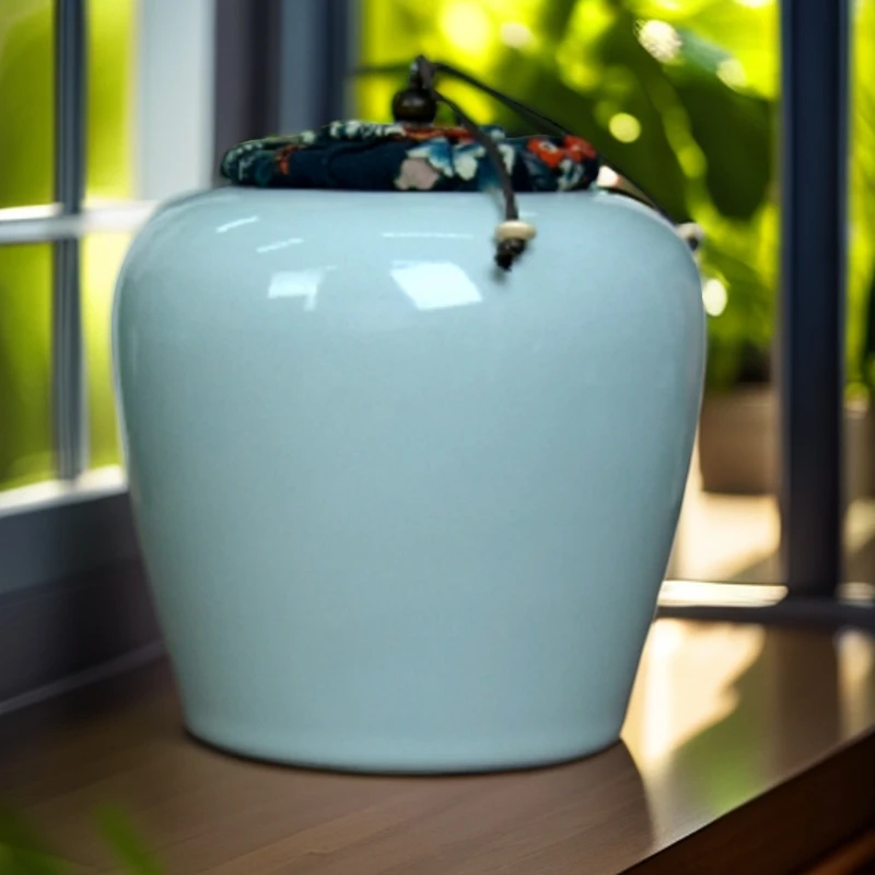 好客瓷魁 店行二十年 茶叶罐02不完美