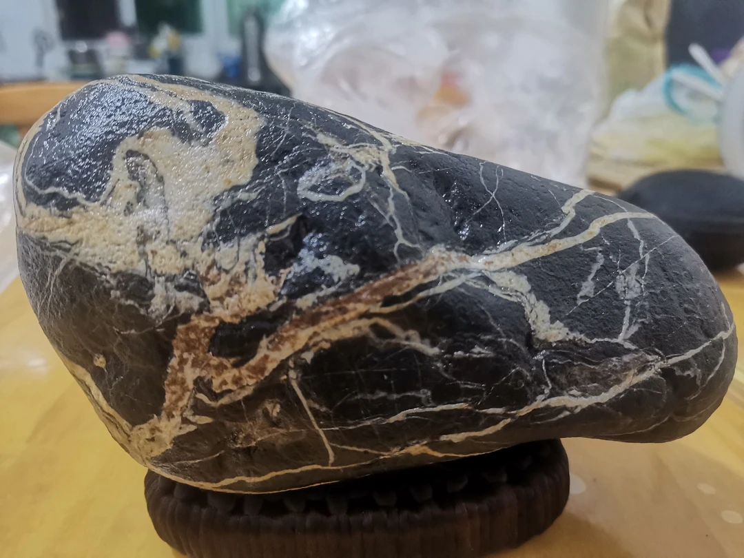 江西赣江金纹石《飞龙在天》