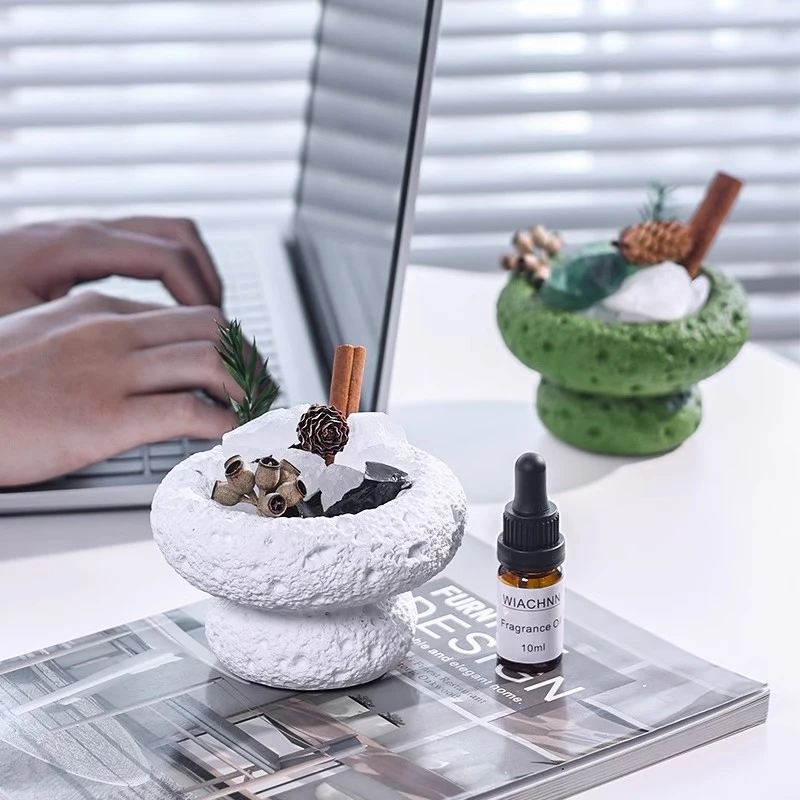 室内香薰扩香石天然植物精油水晶房间持久小夜灯座留香石无火香氛