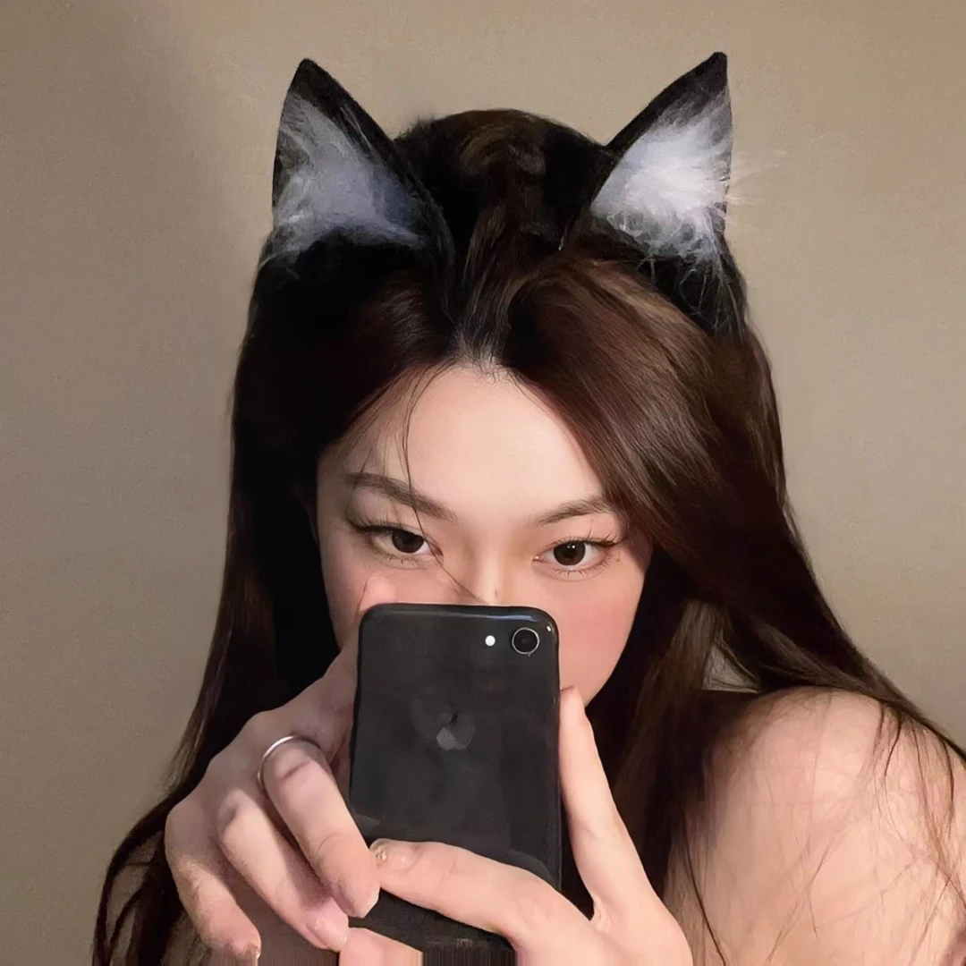 兽耳漫展手作Lolita头饰猫娘cosplay猫耳朵发箍发饰可爱