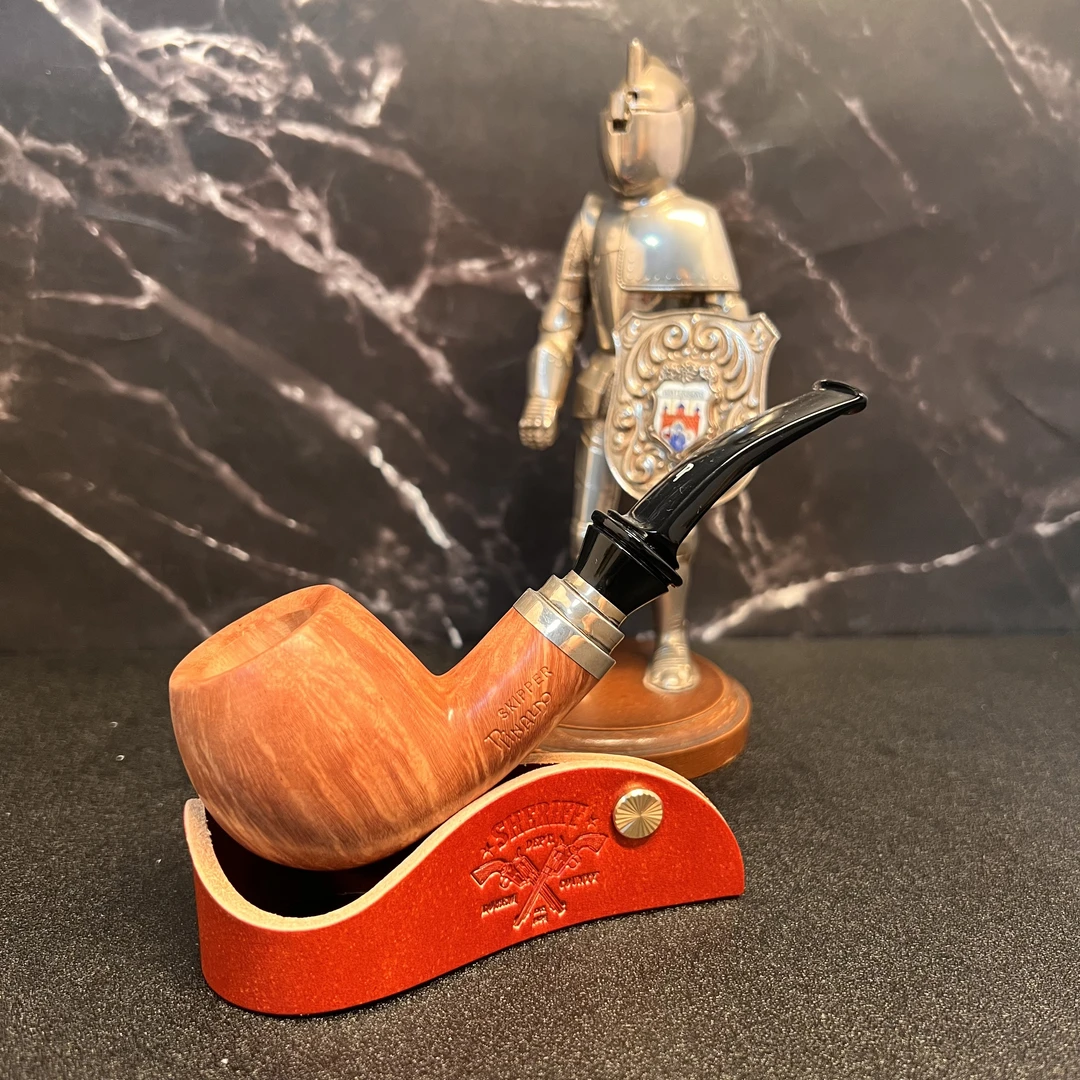 意大利Rinaldo里那尔多烟斗手工石楠木烟斗烟具三银圈