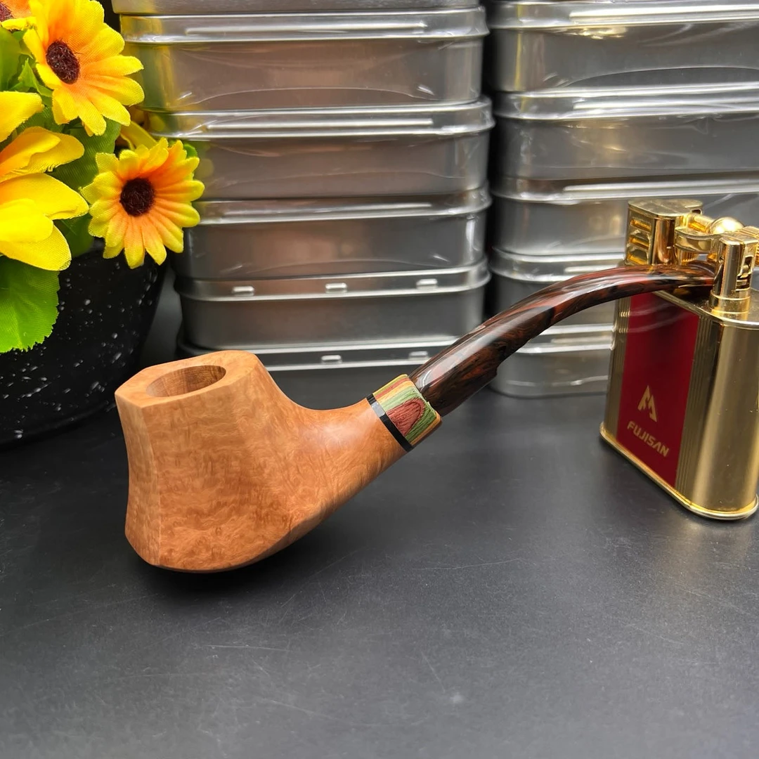 意大利 维布拉蒂二花 手工石楠木烟斗