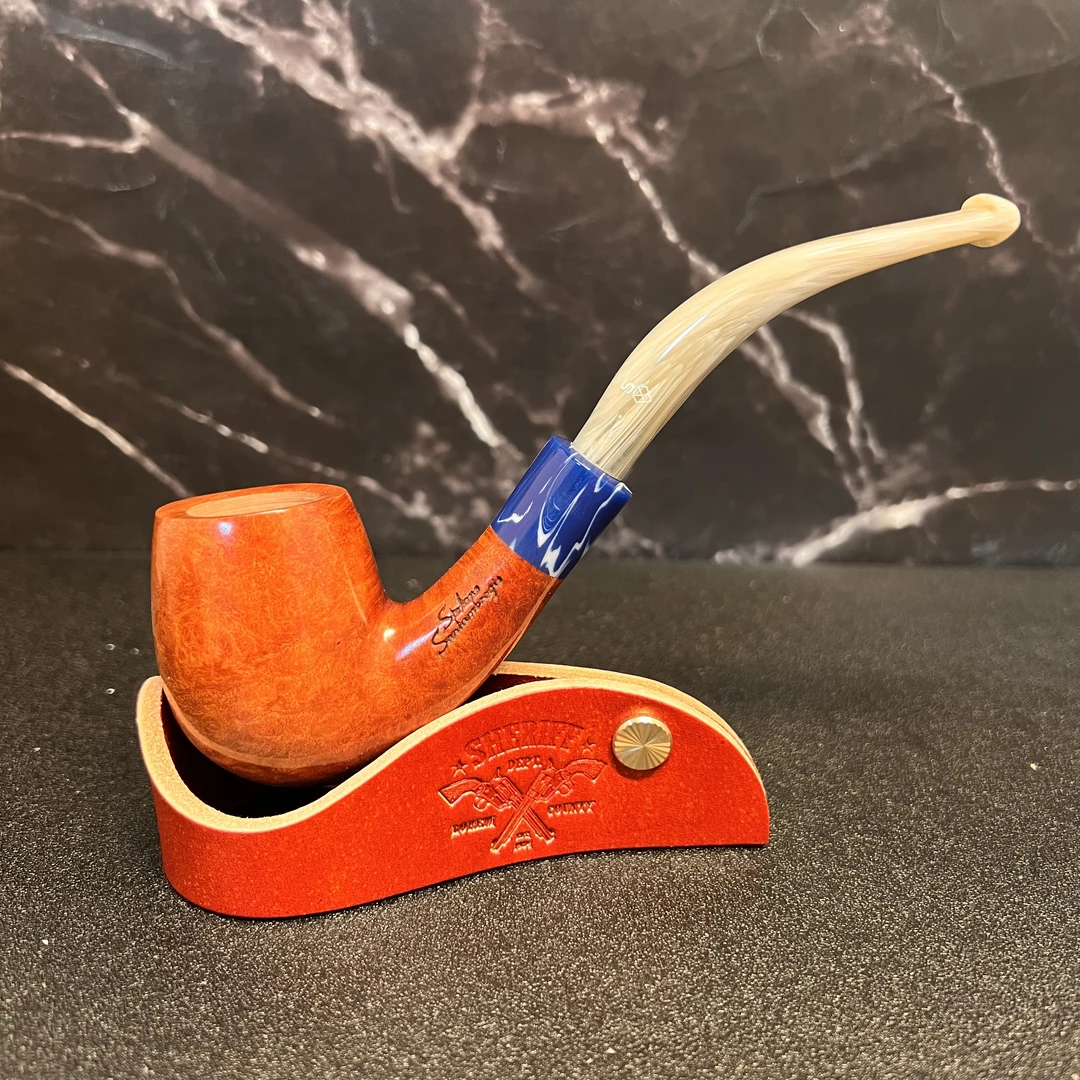 意大利 史蒂芬 手工石楠木烟斗