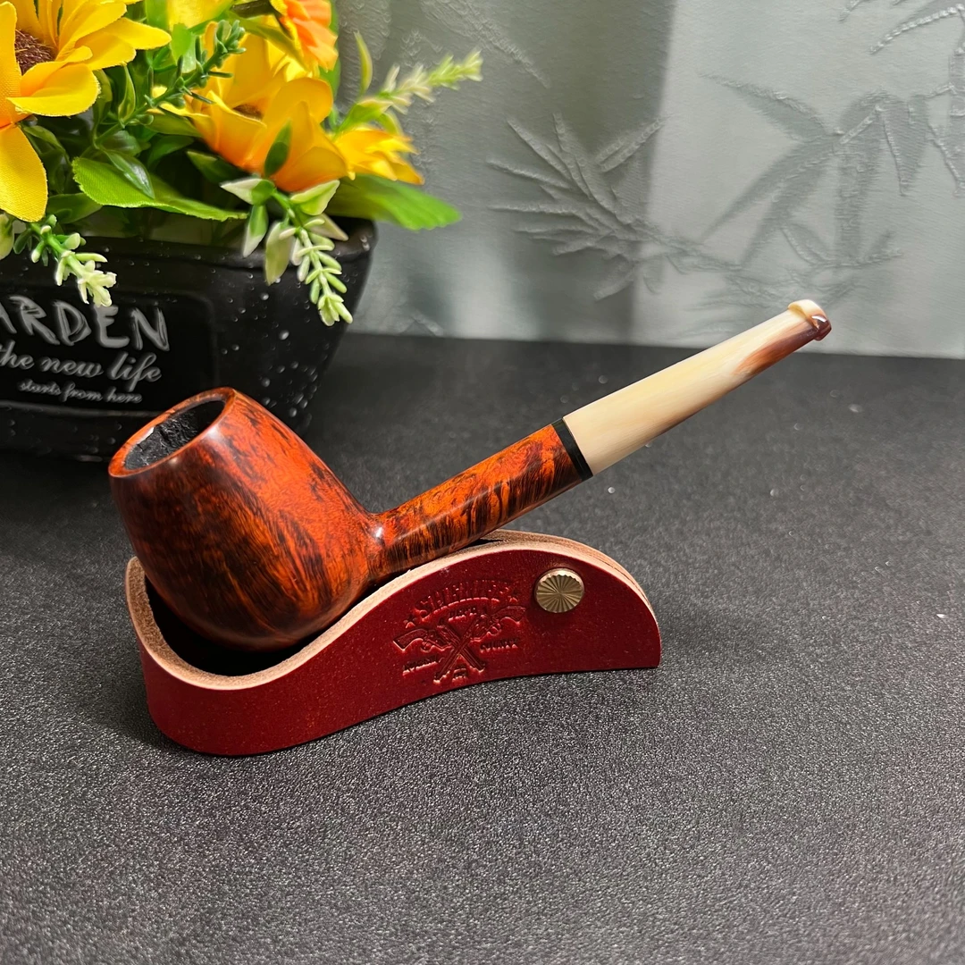 丹麦Nils尼尔斯烟斗经典撞球造型手工石楠木烟斗撞球烟斗高端