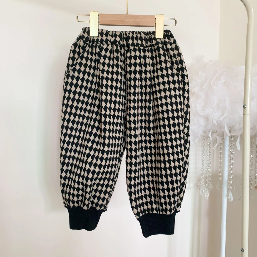 33238 女童加绒长裤秋冬新款