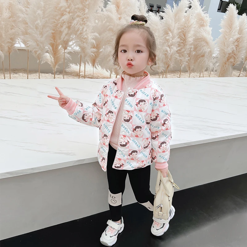 97187女宝宝轻薄羽绒服秋冬洋气羽打底冬季女宝宝冬装外套上衣