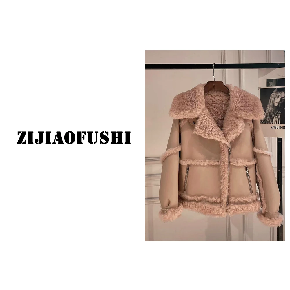 【江奈儿专享】紫娇服饰 YNK-ZF31264 时尚皮毛一体2