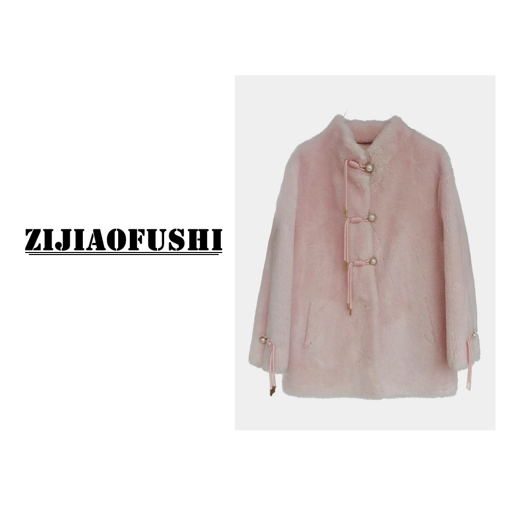 【小呆鸟专享】紫娇服饰   YTQP-2202   时尚百搭颗粒外套   3