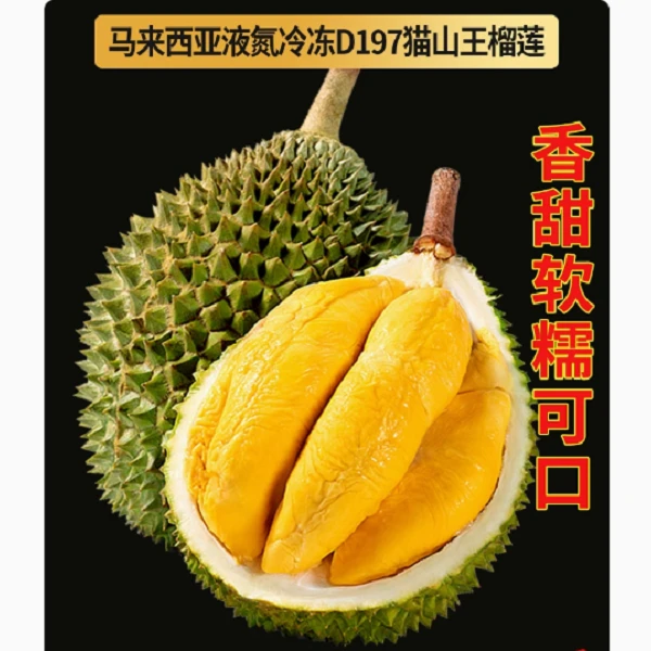 马来西亚D197猫山王液氮榴莲拍一发一