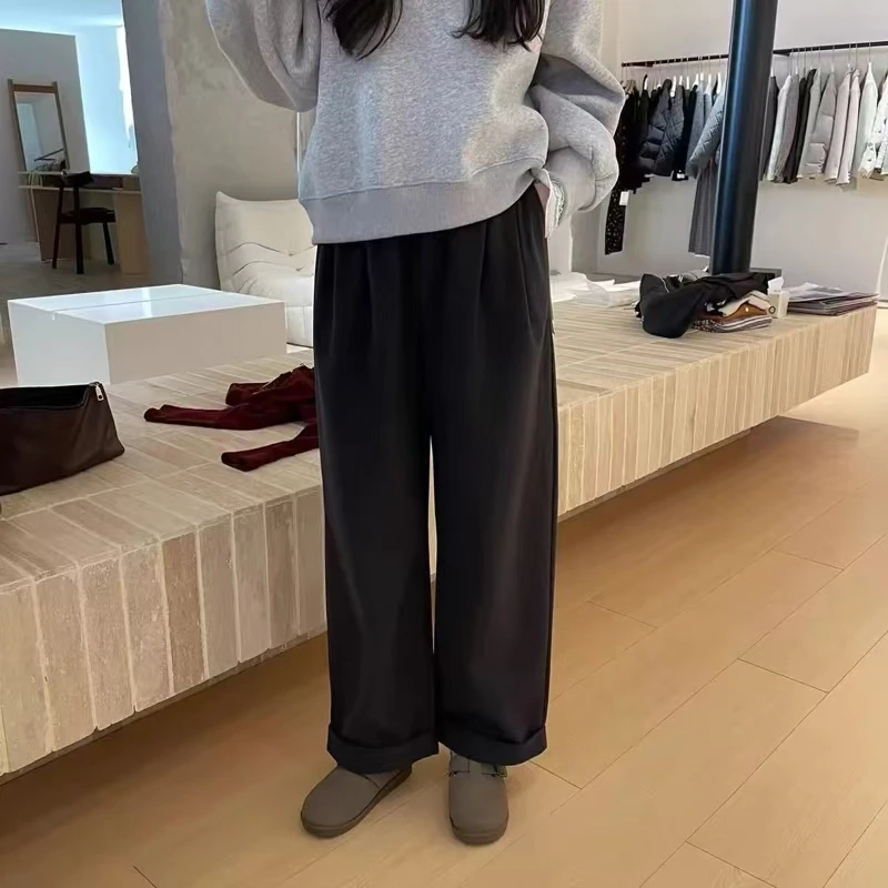 【 雨•美 推荐 】119韩版气质百搭卷边七分裤