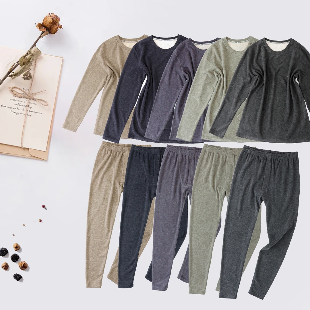 男款新款保暖加厚内衣套装44800