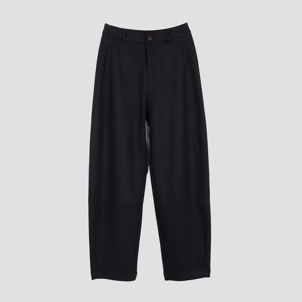 品牌新款纯色简约百搭休闲镰刀裤33868