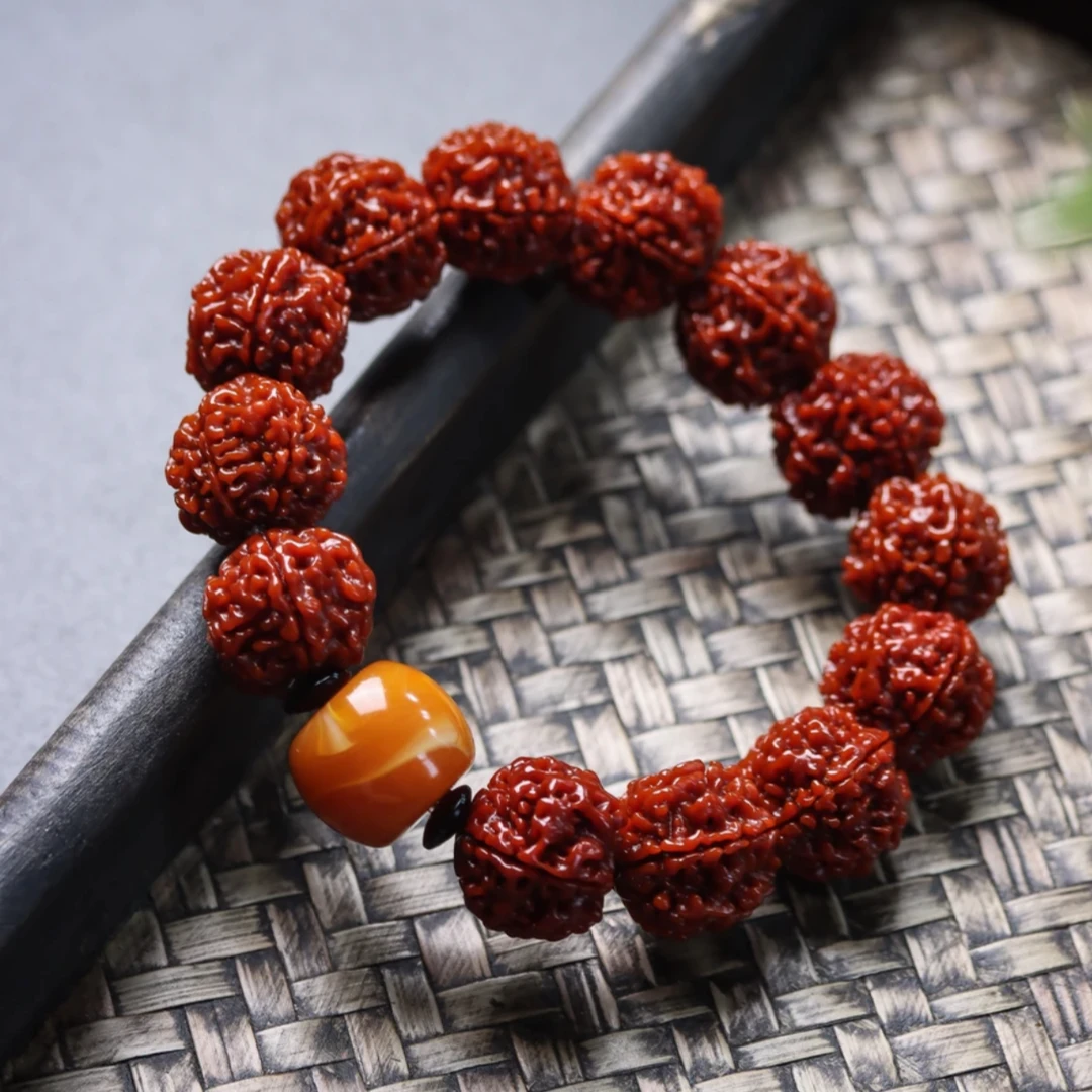 【禾木】六瓣金刚玉华手串(配饰非蜜)