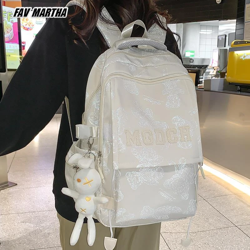 书包女生初中生高中生大容量高颜值双肩包小学生减负背包2025新款