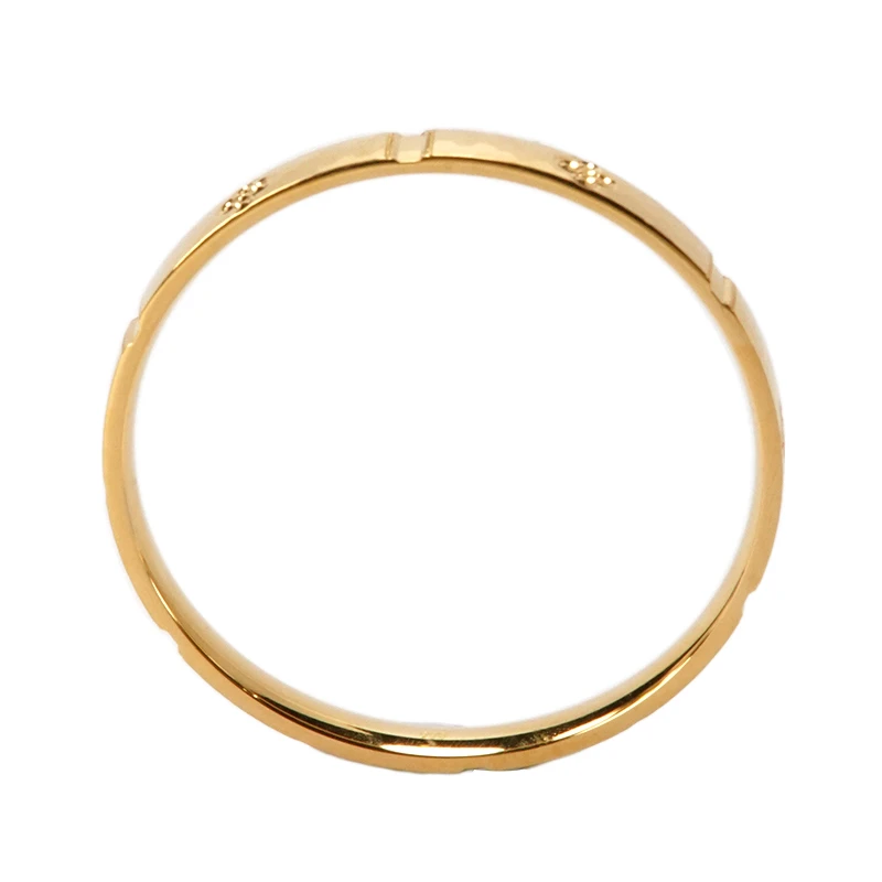 足银手镯 金包足银万花筒手镯轻奢时尚百搭潮流精致镯子