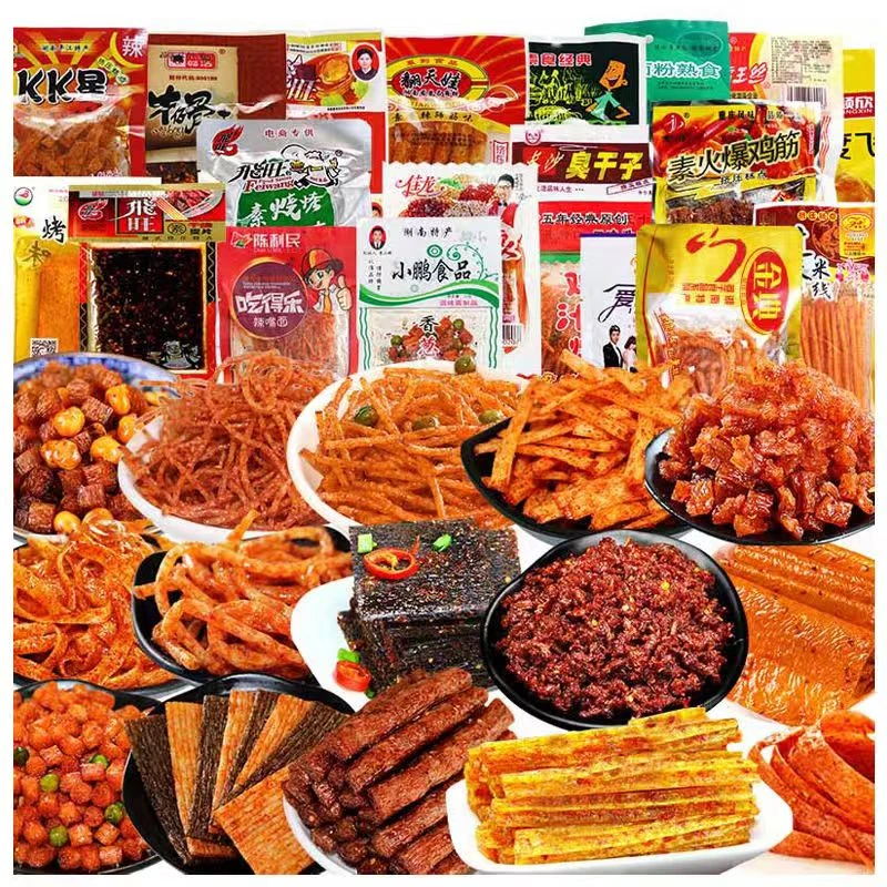 辣条麻辣零食大礼包8090儿时怀旧辣条辣片混装网红麻辣小吃