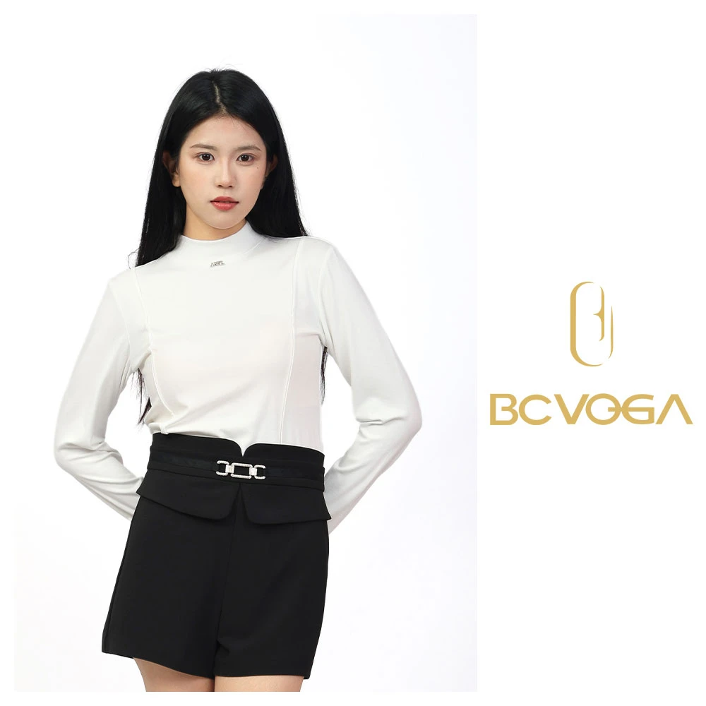 BAISI/百丝春日出行时尚款三色收腰上衣BCVJ409009气质休闲打底长