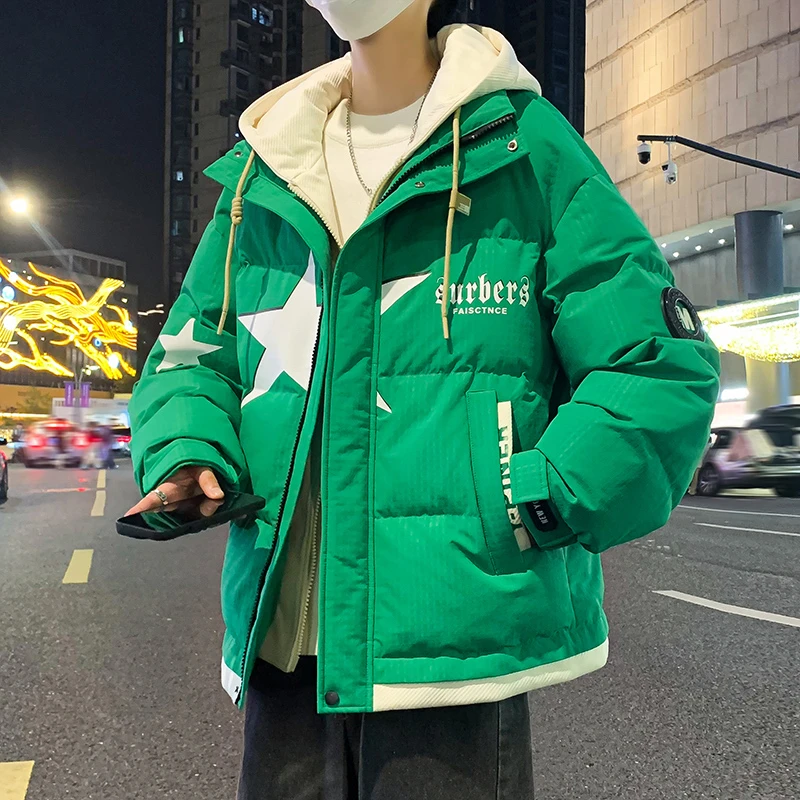 潮流男孩13冬季外套棉袄12岁初高中学生14加厚棉服15大童冬装棉衣