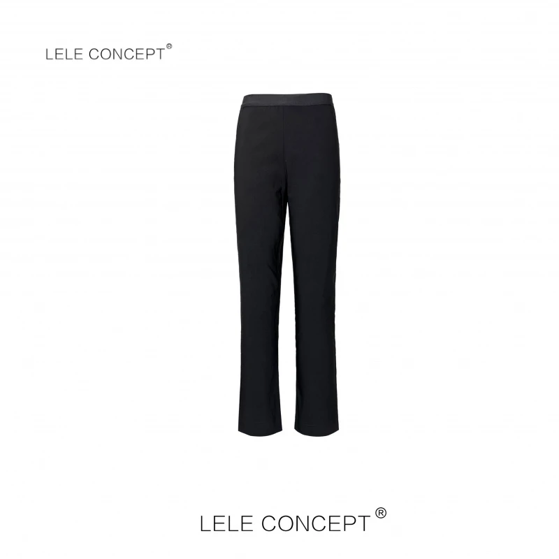 LELE CONCEPT 时尚百搭简约休闲显瘦高级感小脚显瘦修身裤K0147
