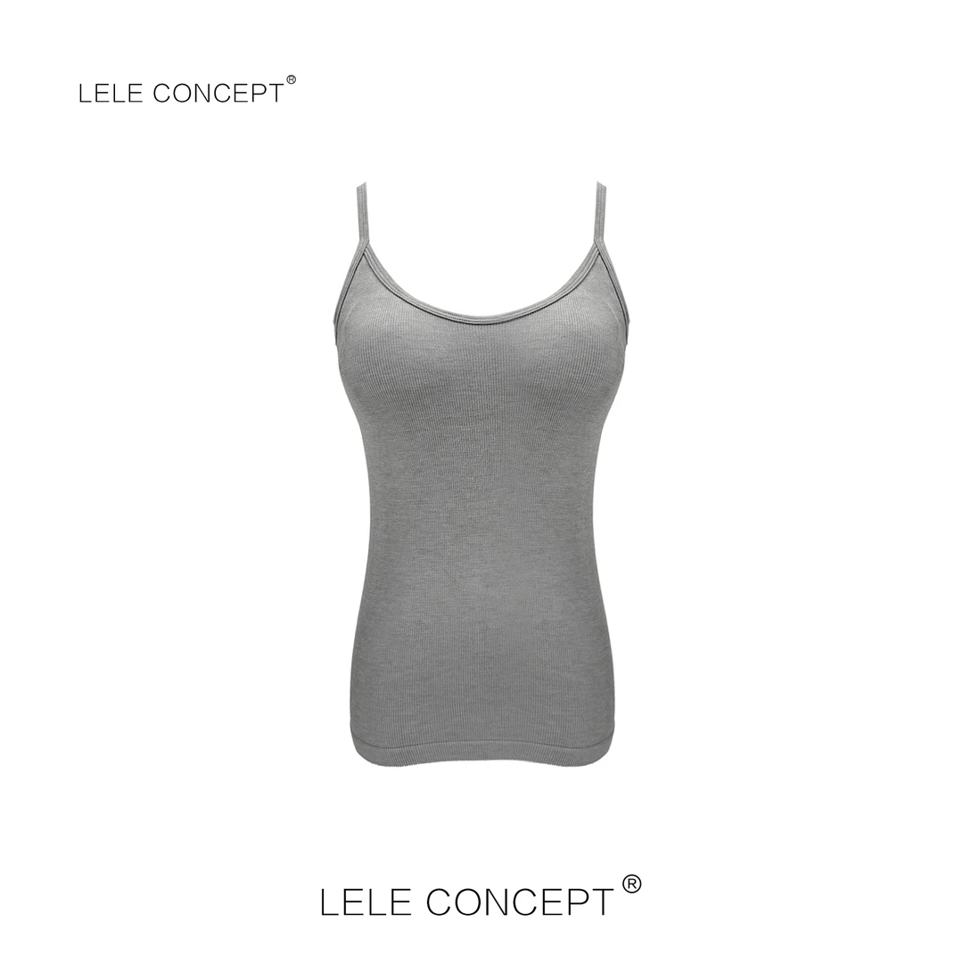 LELE CONCEPT 百搭简约修身打底多色吊带背心BX039
