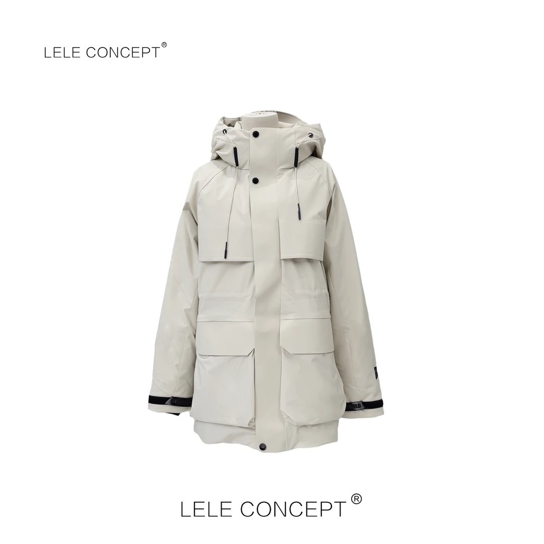 LELE CONCEPT 休闲保暖潮流时尚百搭鸭绒服冲锋衣外套Y0482