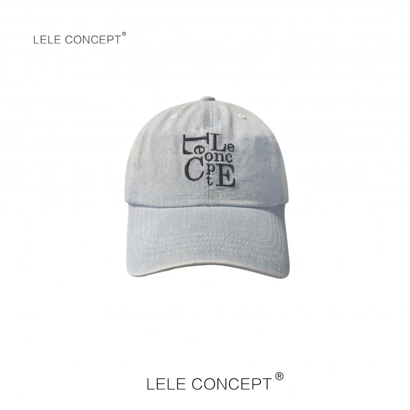 LELE CONCEPT 百搭休闲字母牛仔棒球帽子M0031